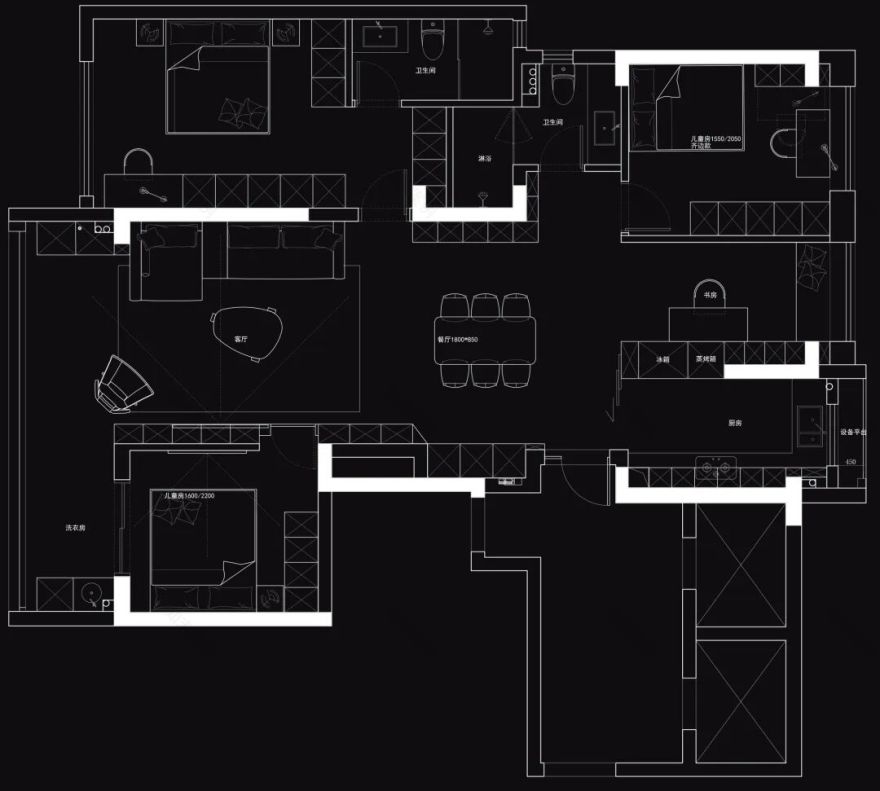 月亮湾壹号|155㎡大道至简,简中有爱-28