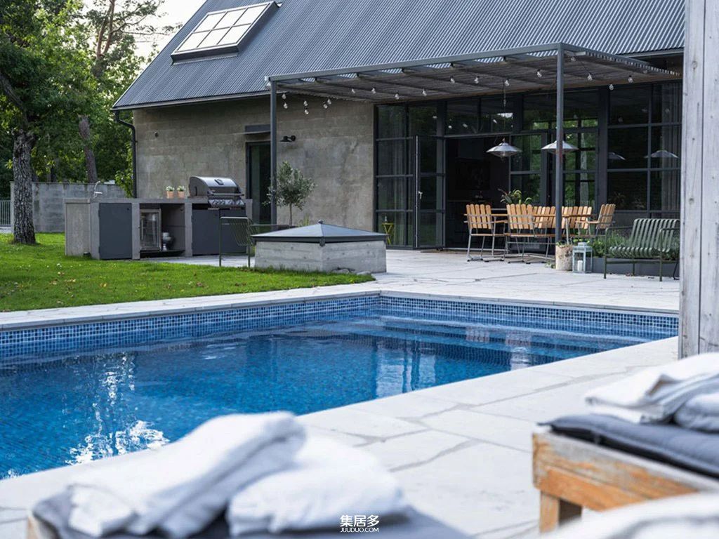 瑞典现代时尚谷仓式乡村小别墅-23