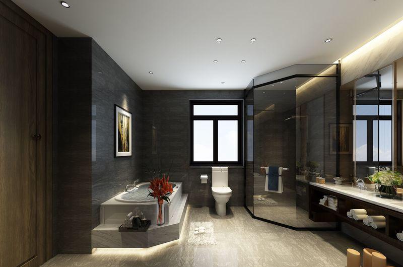 贵阳现代轻奢黑白灰别墅-89