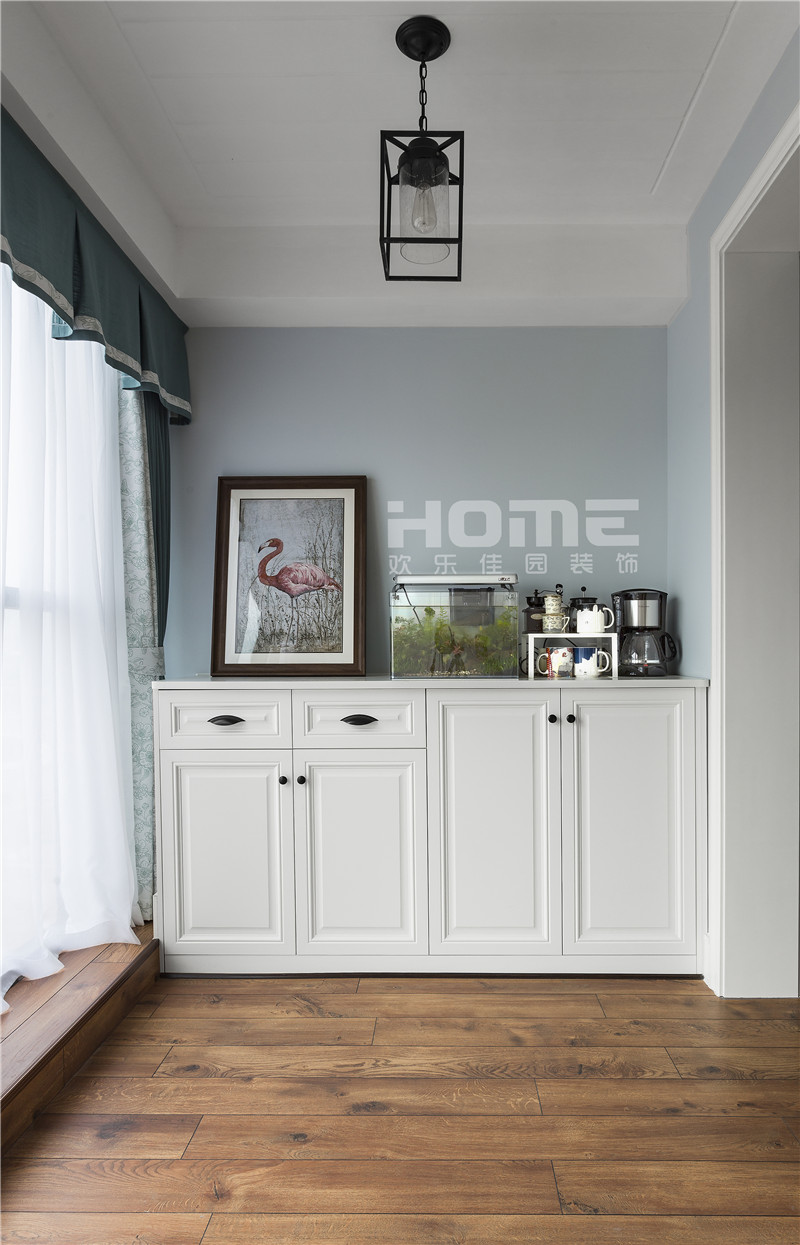 两江国际 126 平美式小清新,Tiffany 蓝打造浪漫梦境-20