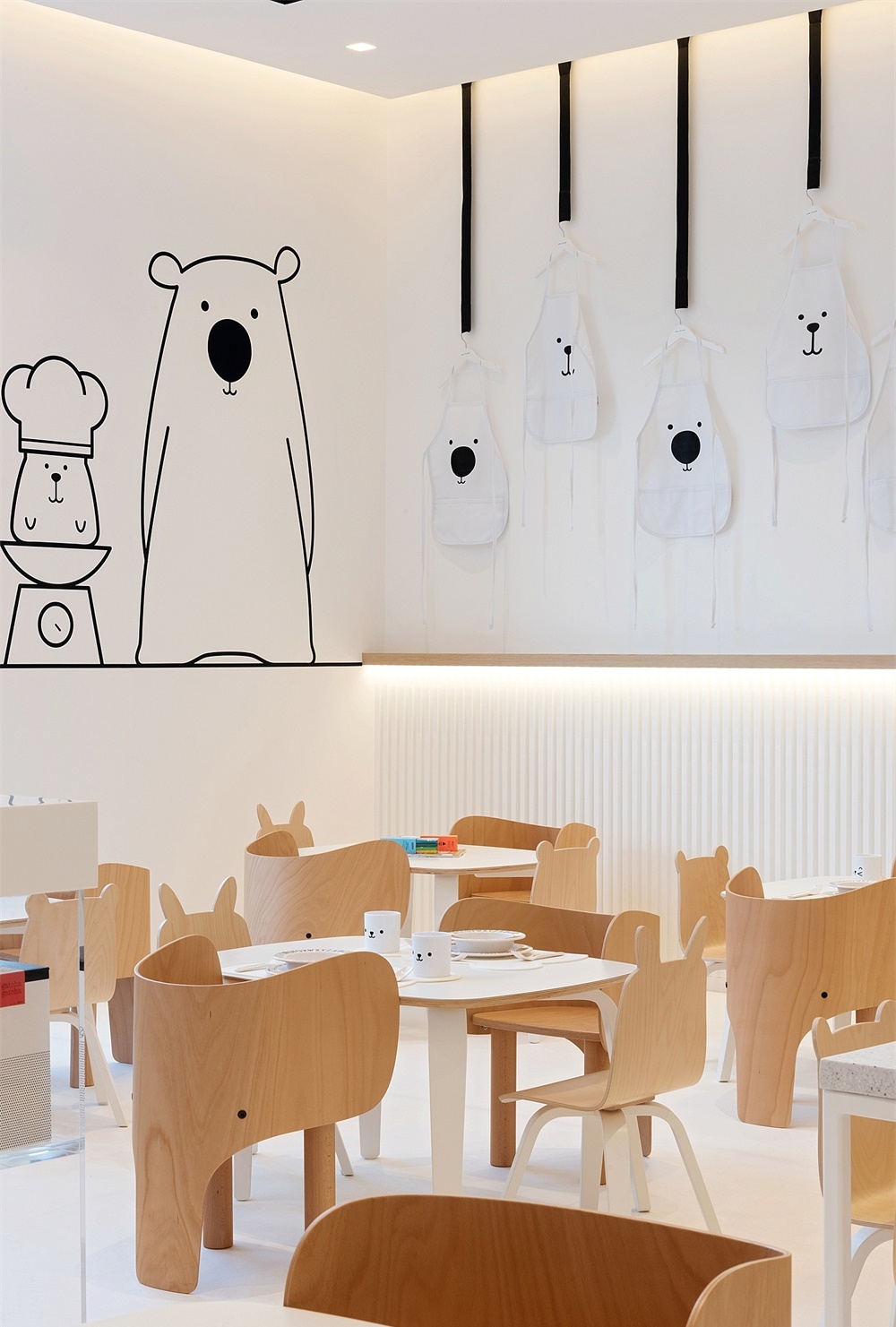 White The Bear 儿童餐厅丨阿联酋迪拜-27