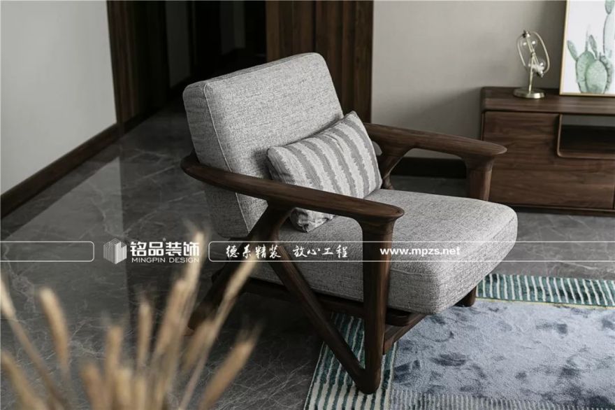 130㎡北欧原木风,都市绿意生活的哲学-2