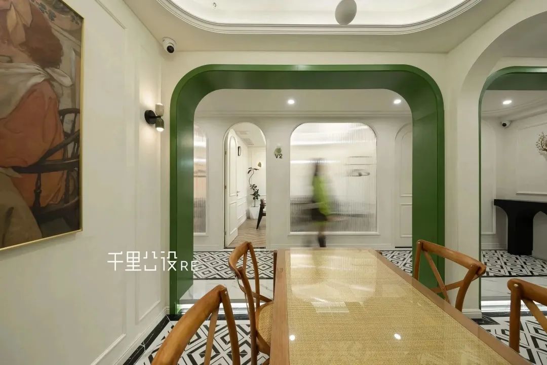 运河天地 200㎡美式复古棋牌室丨千里公设·张秀-31