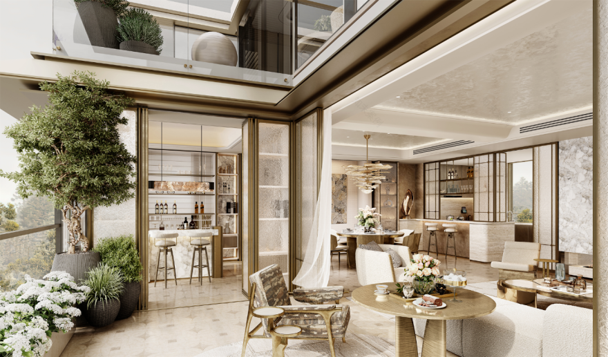 成都华润天宸上院丨中国成都丨硬装李益中设计,软装矩阵纵横-77