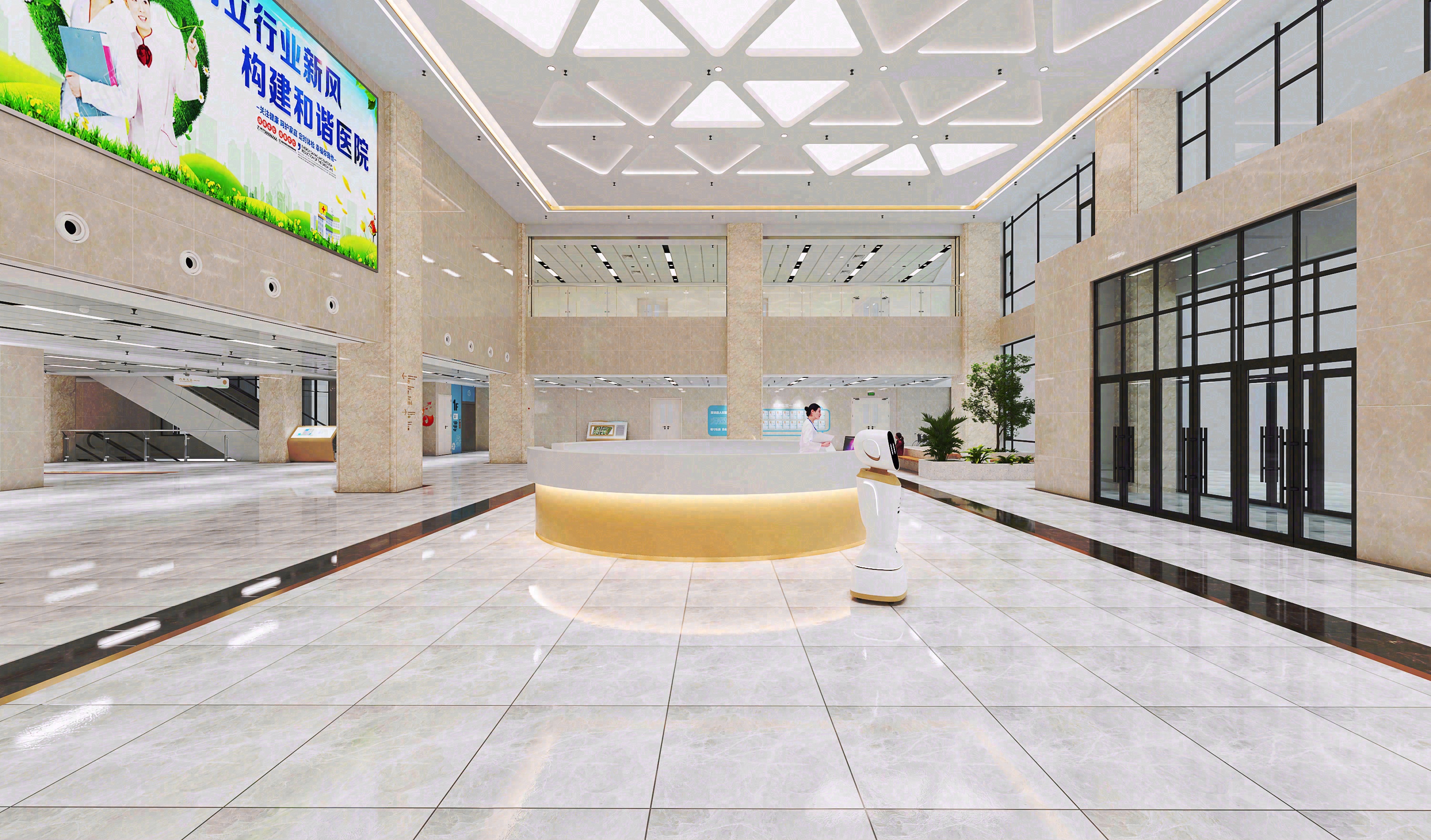 医院大厅设计丨个人设计师-3
