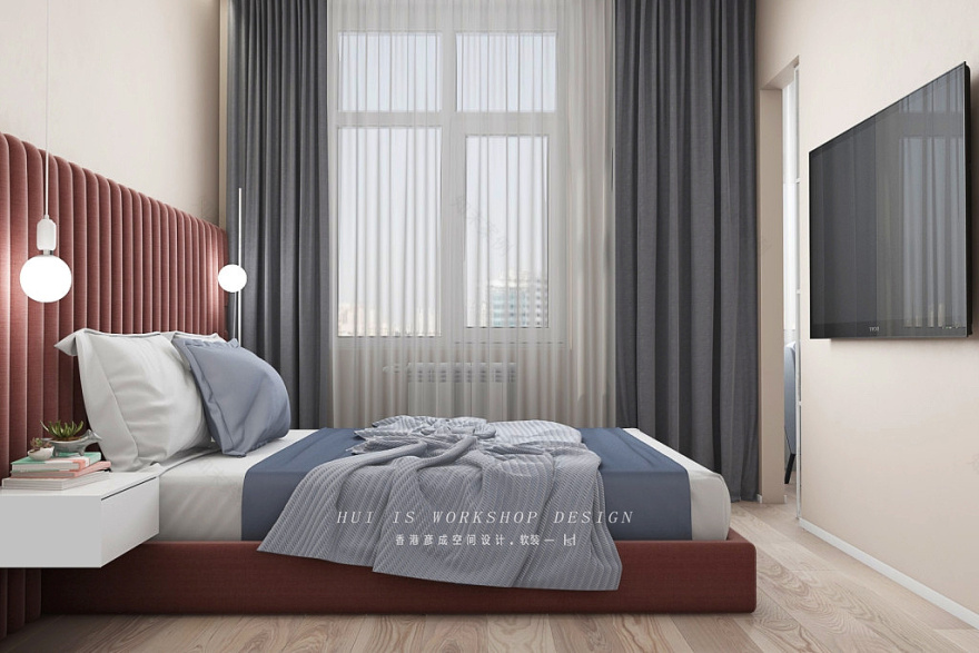 北欧 INS 风单身女性公寓,打造干净清新舒适空间-21