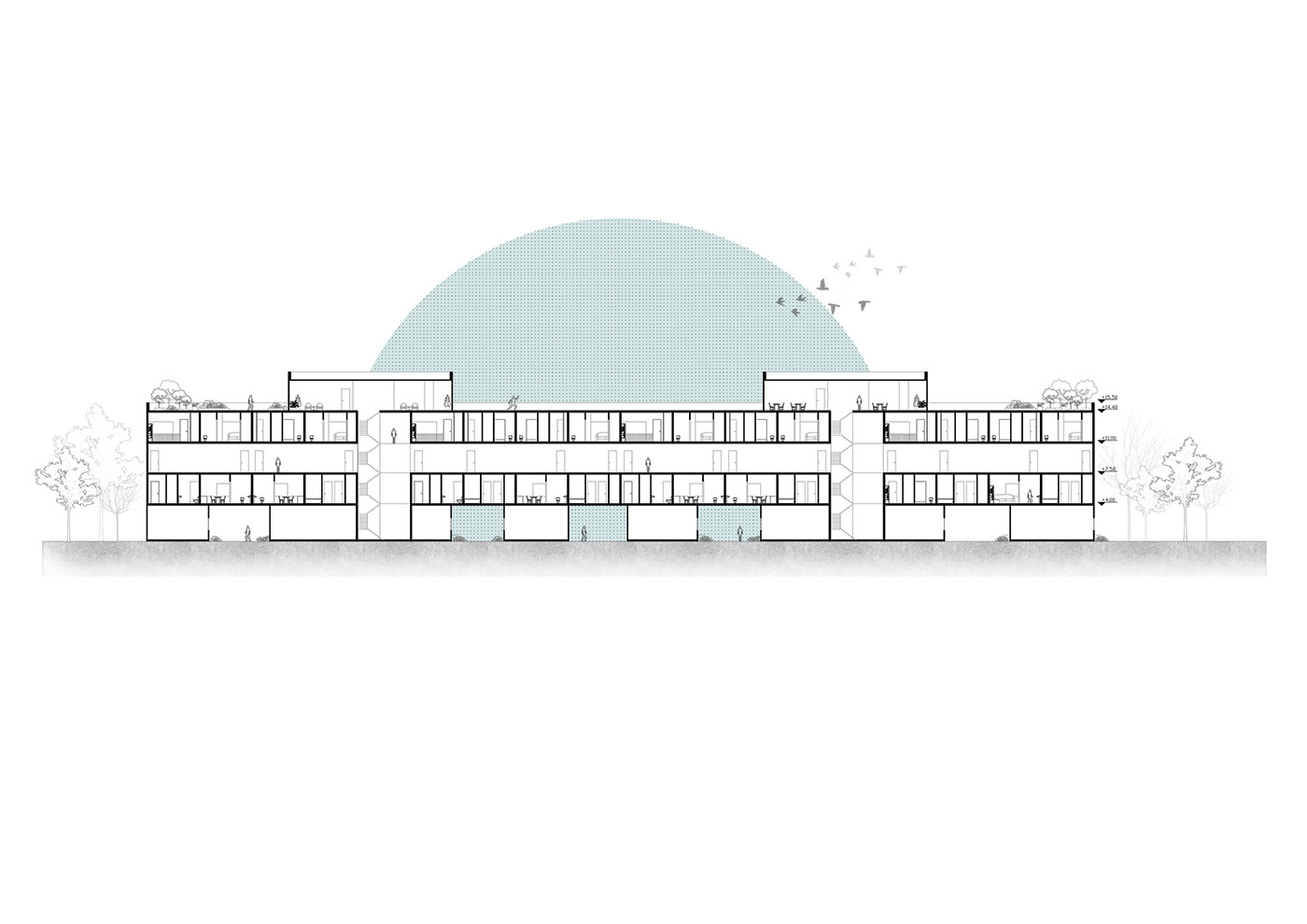 勒·柯布西耶的马赛公寓-4