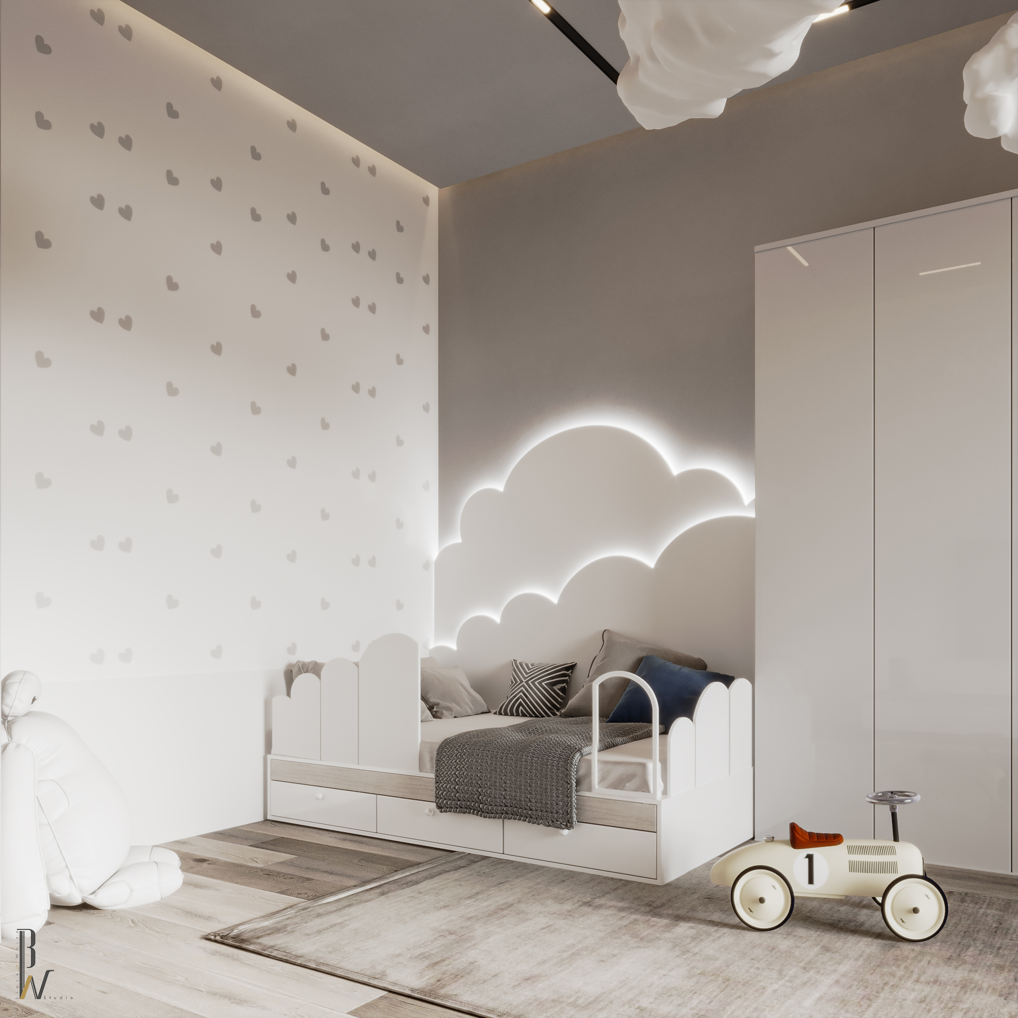 婴儿房丨阿联酋丨Black N White-14