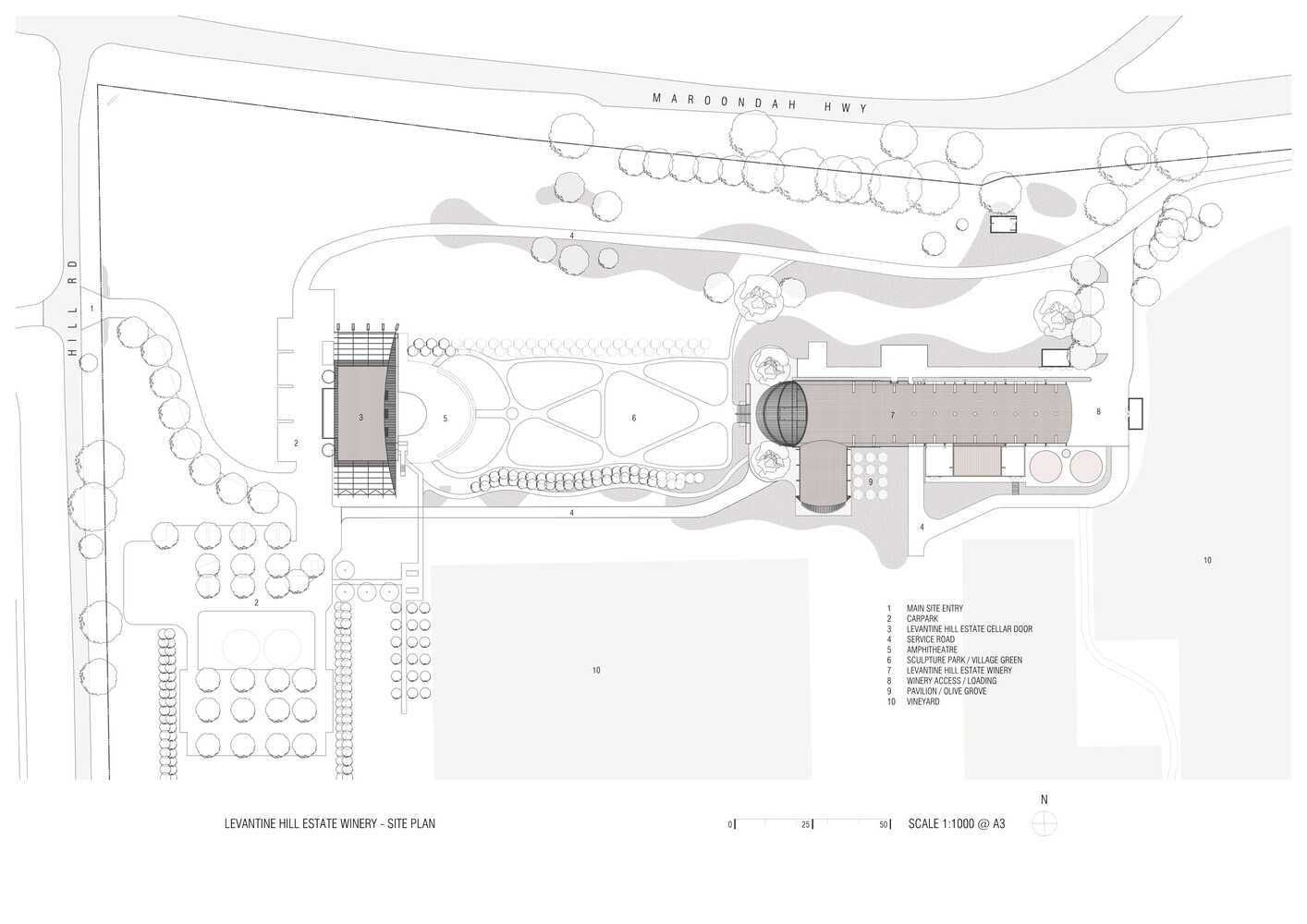 Levantine Hill Estate 酒庄丨澳大利亚丨Fender Katsalidis Architects-12