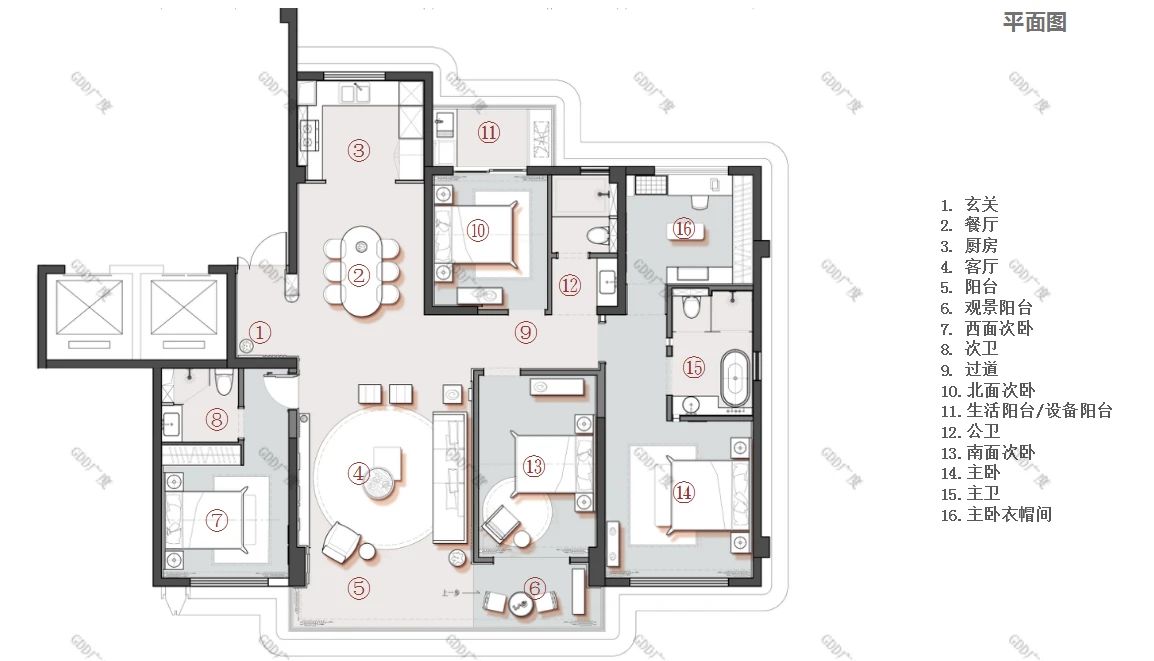 港融·江山壹号样板间丨中国福建丨GDD 广度设计-41