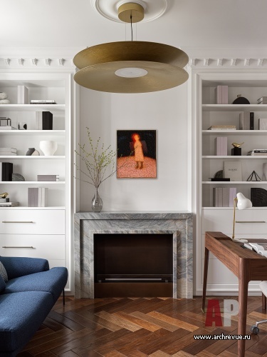 4室斯大林风格公寓室内设计丨设计师 Екатерина Бочарова-24