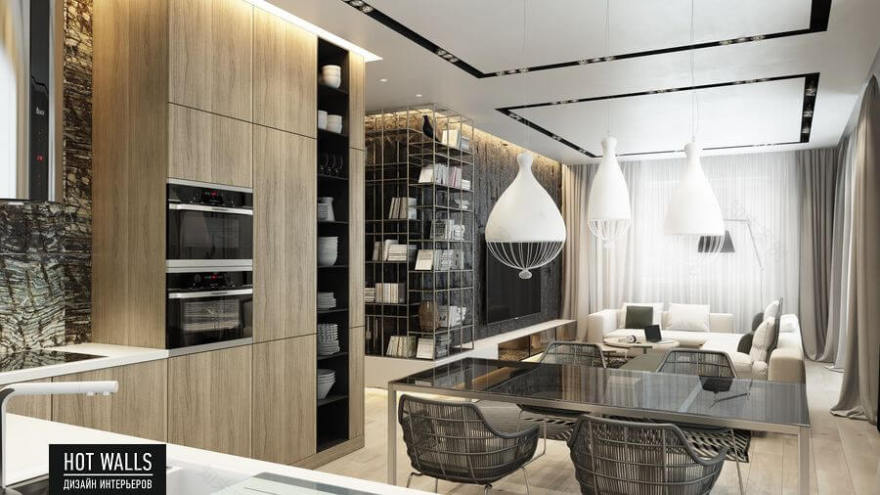 大型两层住宅室内布置项目丨Hot walls-35