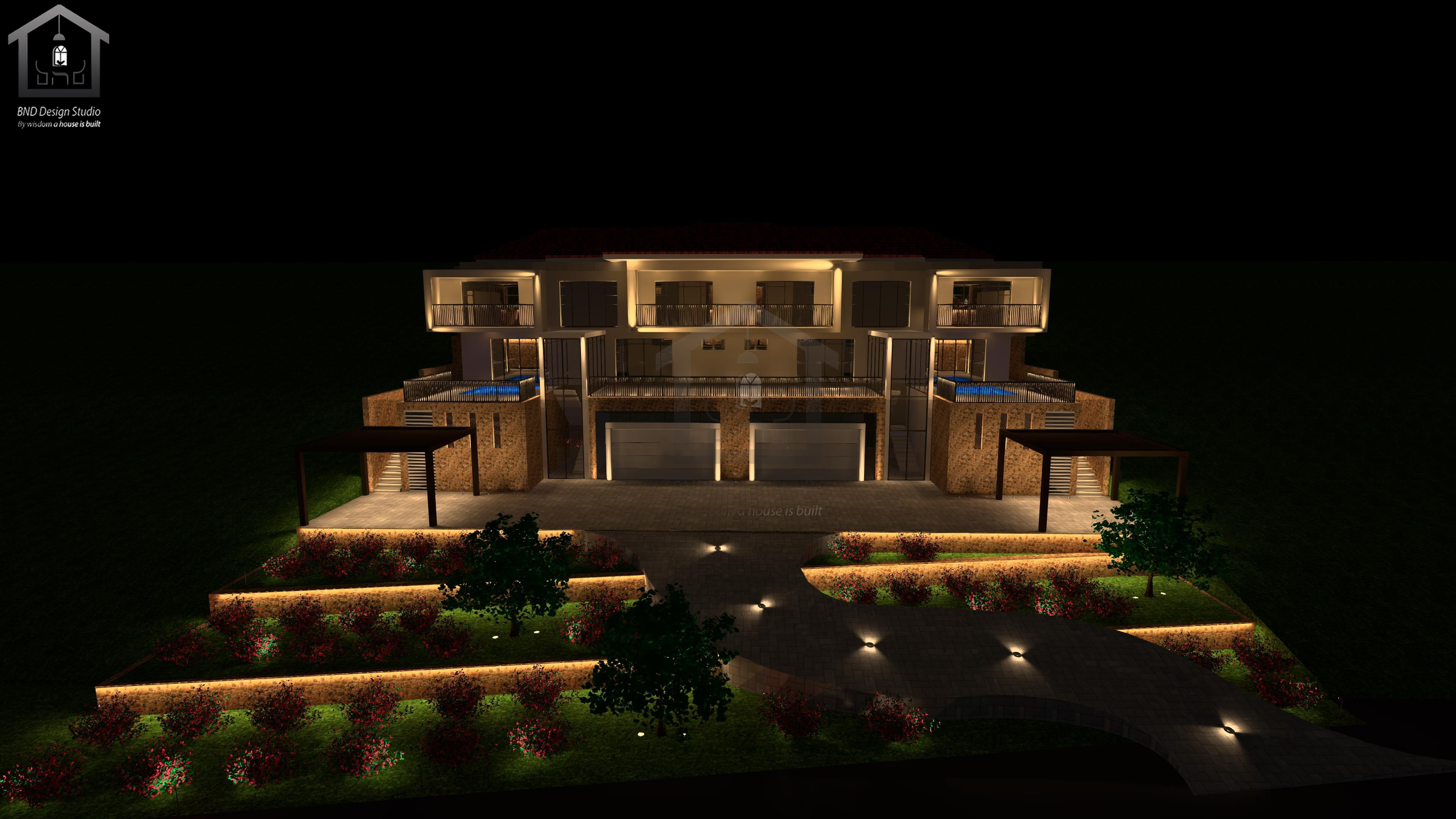 Façade Landscape Lighting Design in South Africa-6