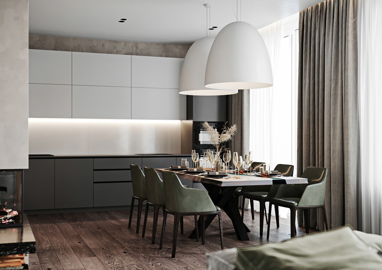 117㎡公寓 捕捉质朴的优雅-5