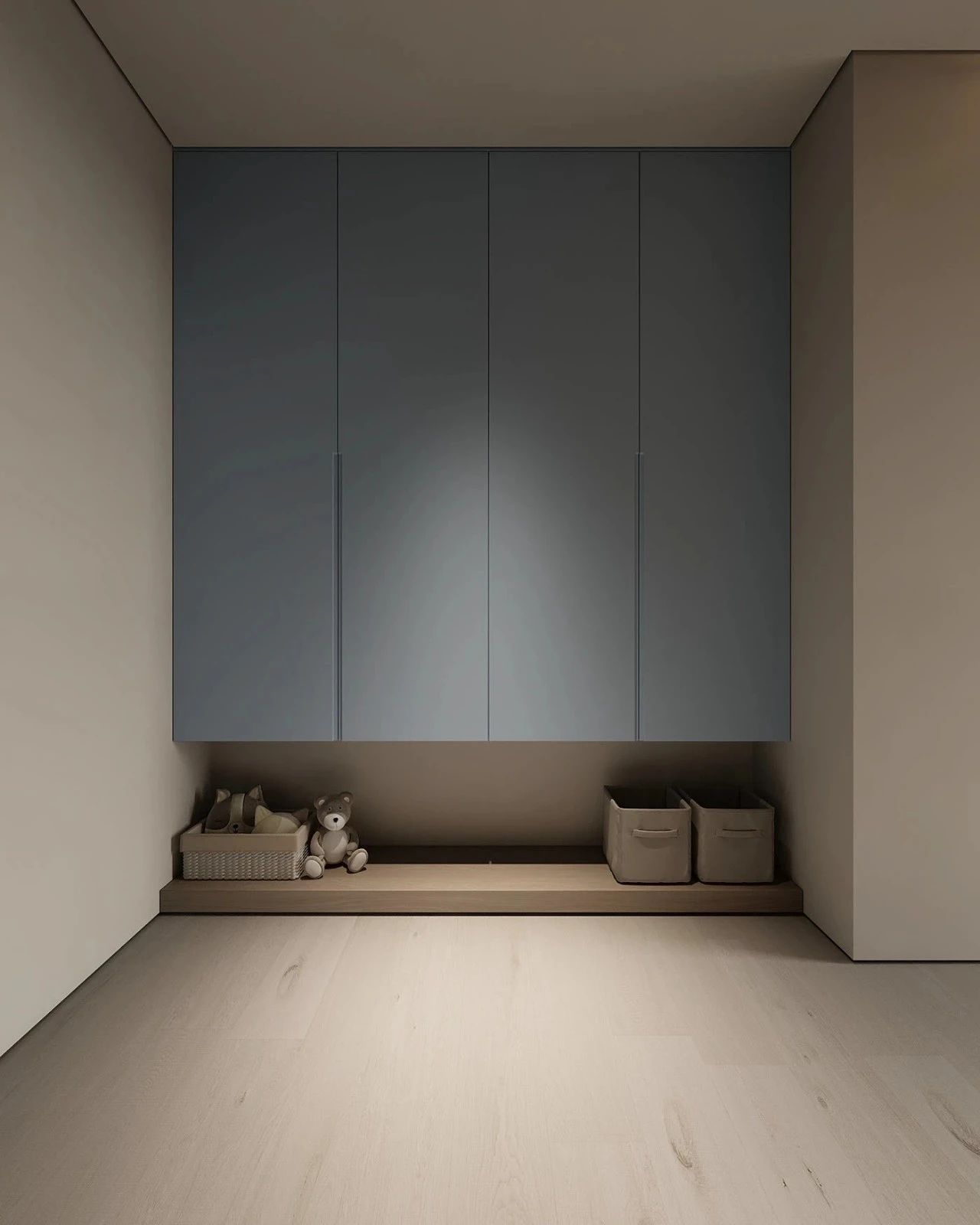 原木系奶油风极简空间loft公寓设计丨URSA STUDIO-69