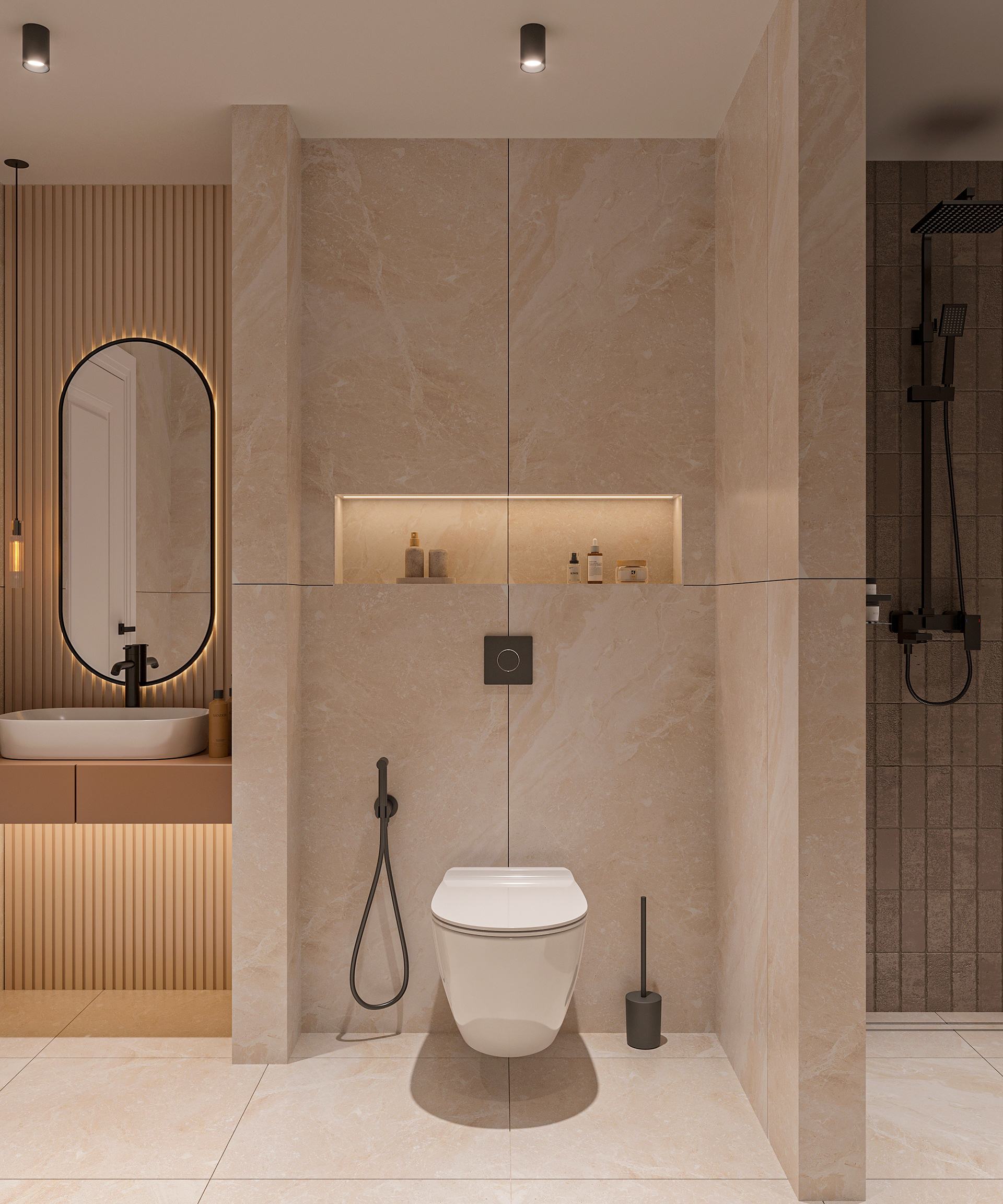 800 平方公寓室内设计丨哈萨克斯坦阿拉木图-19