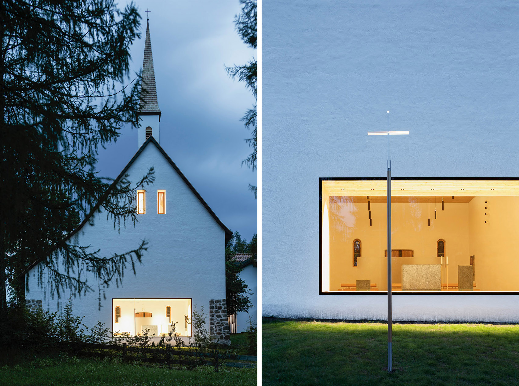 林中的圣约瑟夫教堂,意大利雷农 / Messner Architects-55