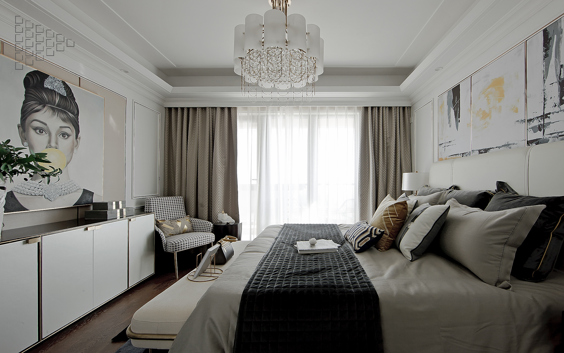 大理轻奢混搭风样板房-13