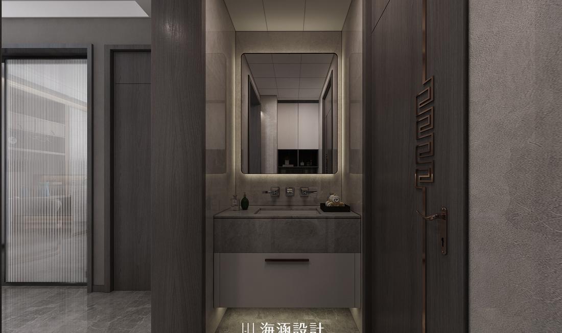 海涵设计┃140㎡新中式私宅-10