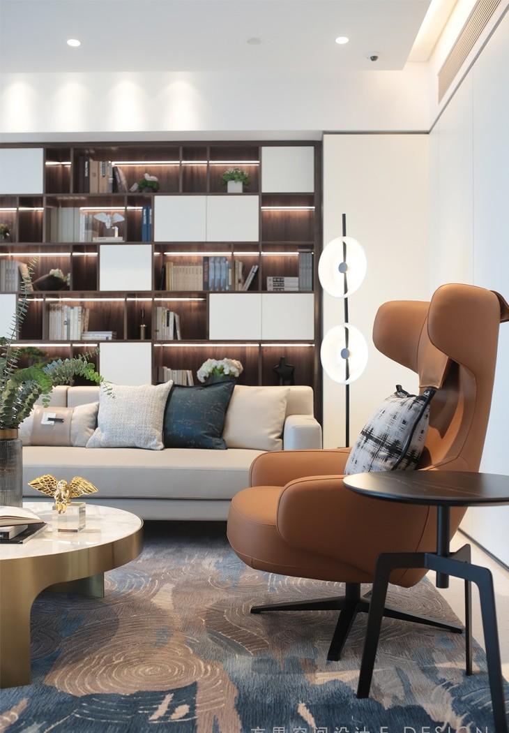 方界设计 | 静逸平层,打造多功能舒适家居空间-7