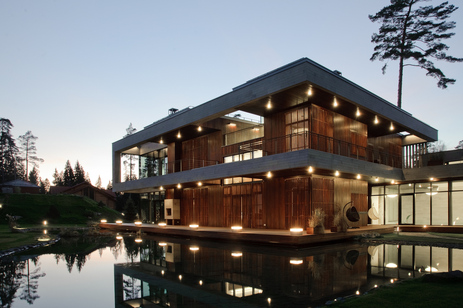 俄罗斯 LD2 乡间别墅 | 自然与建筑的和谐共生-30