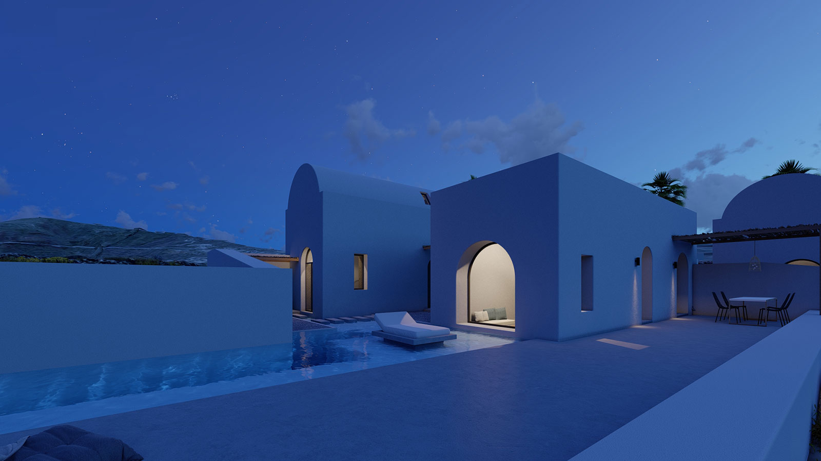 Arched residencies in Santorini island | iraisynn attinom-32