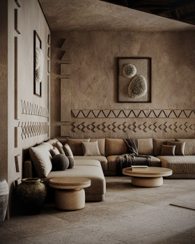 Wabi  Sabi卧室设计（酒店套房）丨Ahmed Fayez