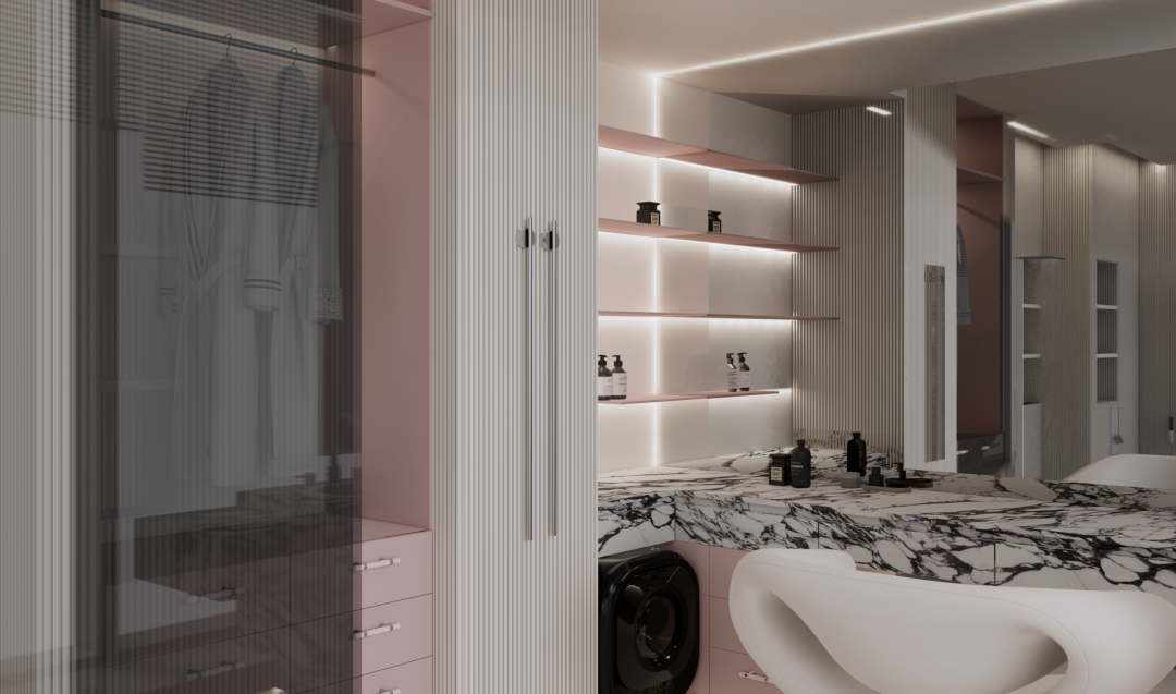 晨暮粉彩 · 西派城奢雅室内设计丨奇点上宅-75