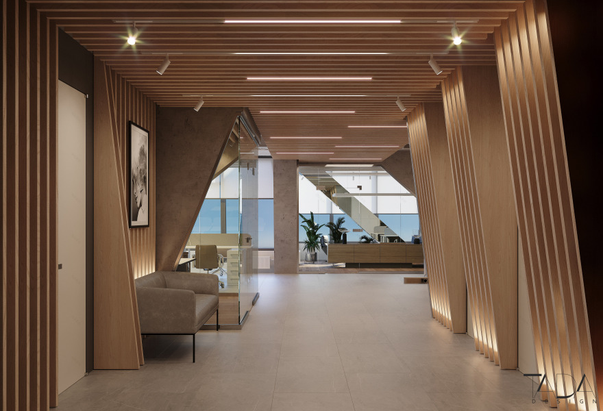 莫斯科城市当代办公室设计丨俄罗斯莫斯科丨ANDREW PORVATOV | TADA DESIGN-0