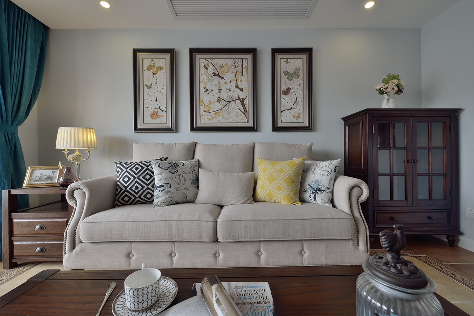 【青绘设计】160平米复式—都市水乡-晚夏-17