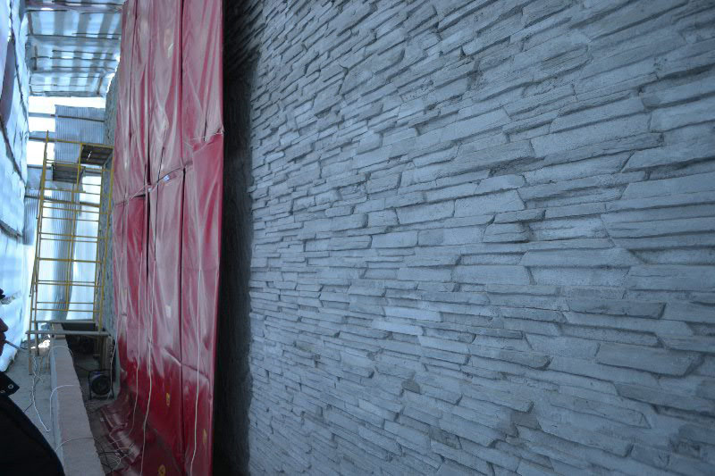 МегаГринн购物中心 façade 瀑布喷泉丨俄罗斯别尔哥罗德丨Aqua Logo 工程公司-10