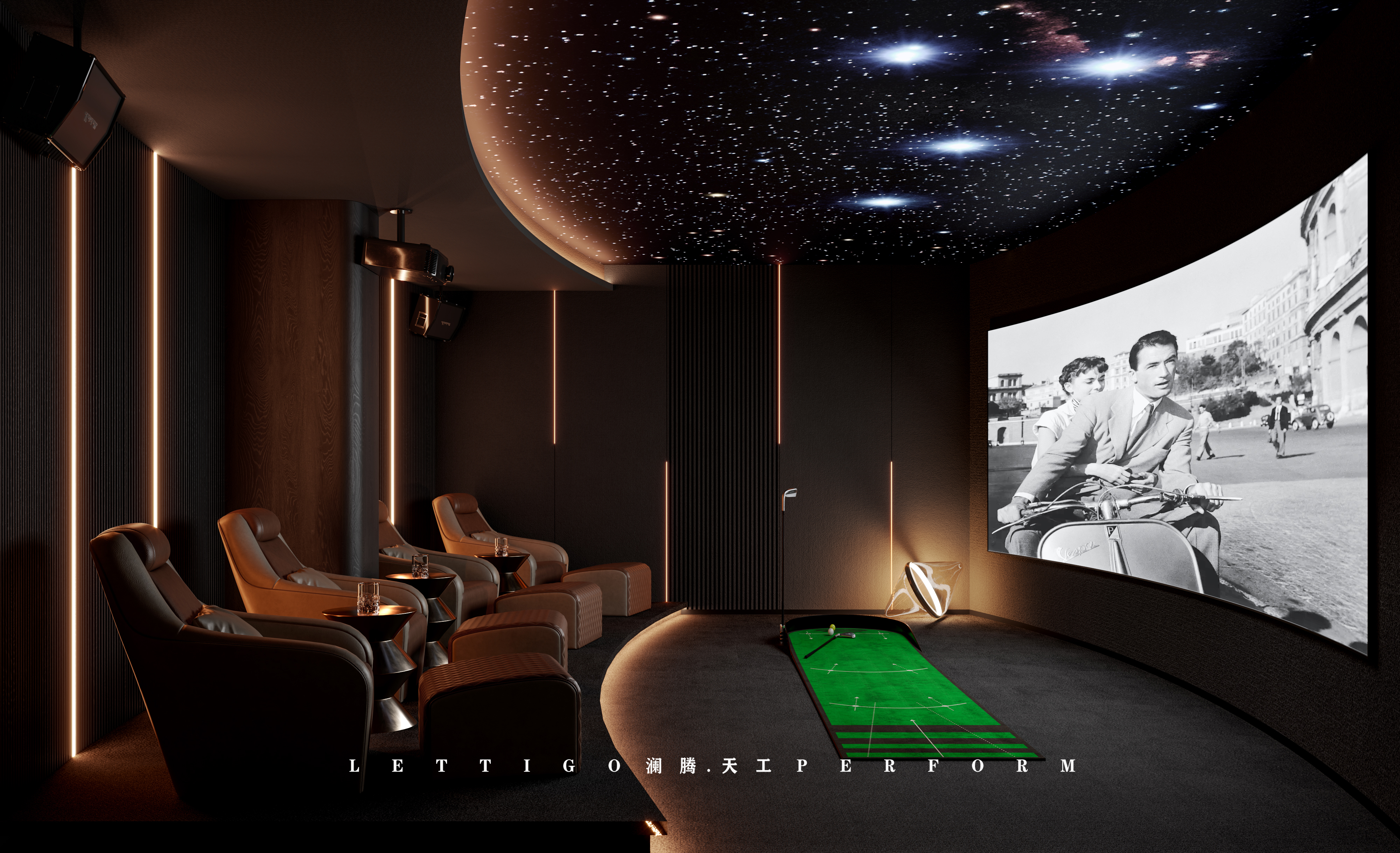 暖调轻奢系列别墅|一眼万年的家✔-14