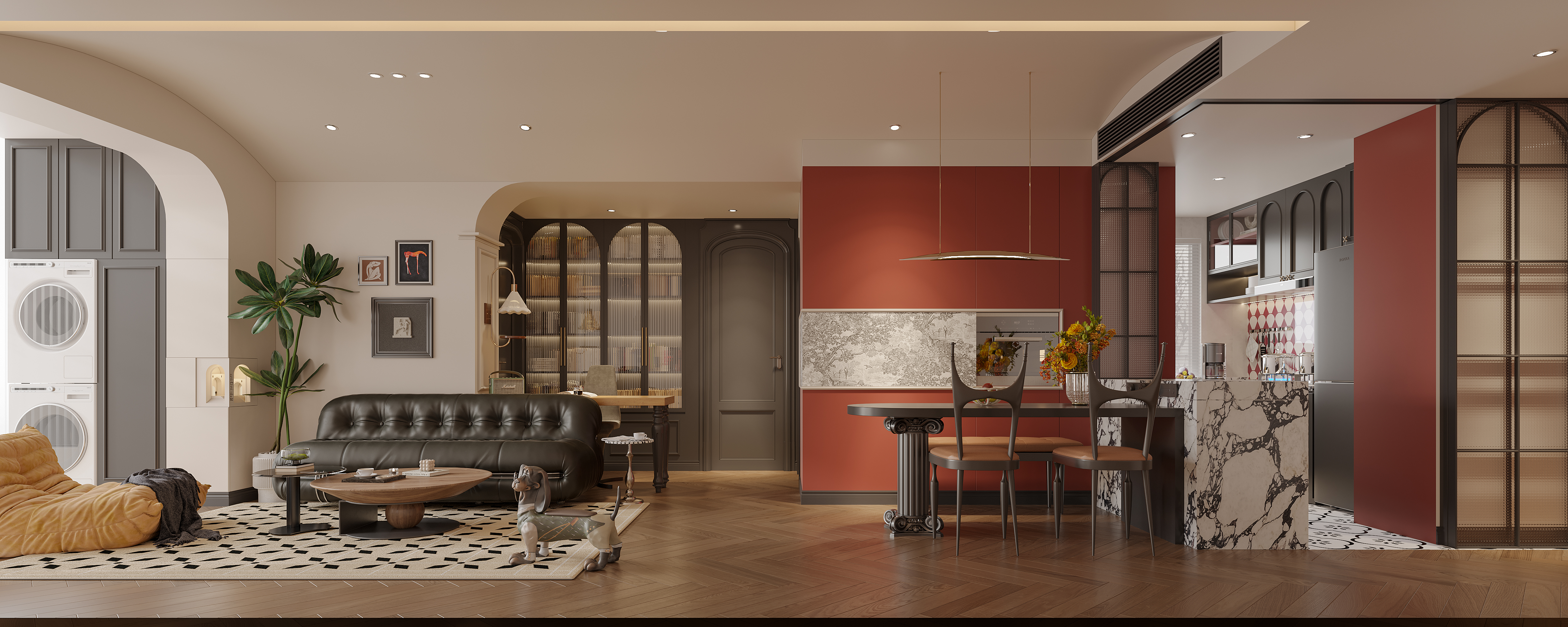 山海四季城 86㎡法式中古设计丨中国深圳丨如愿空间设计-13