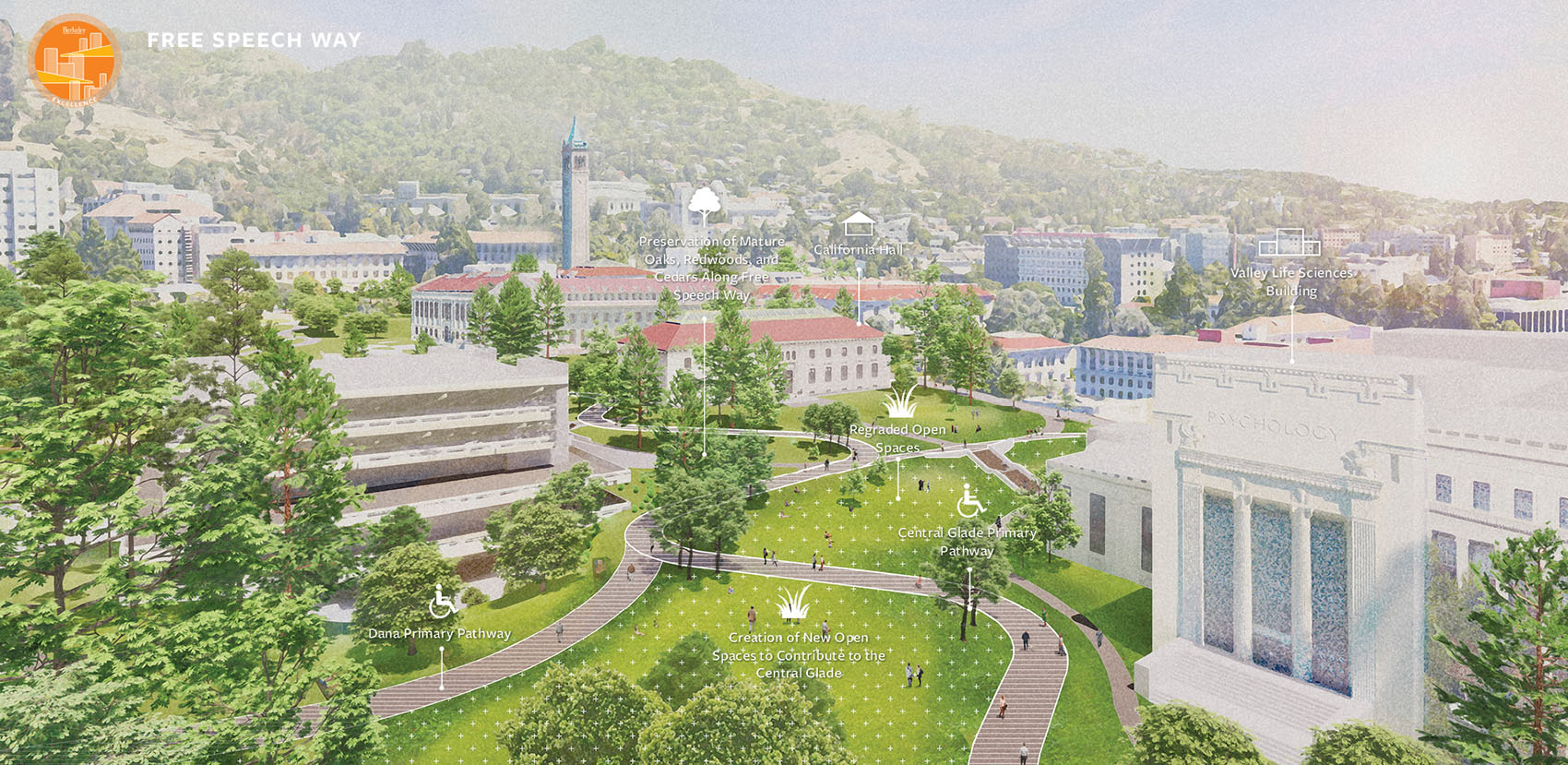 加州大学伯克利分校无障碍路径与场所规划丨美国丨Sasaki-39