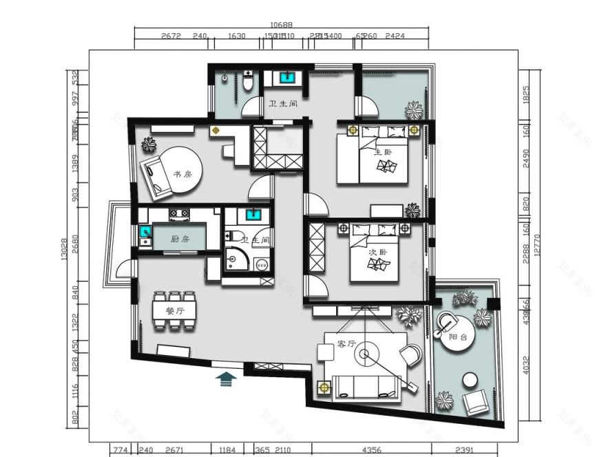 复古墨绿下的秘密乐园-1