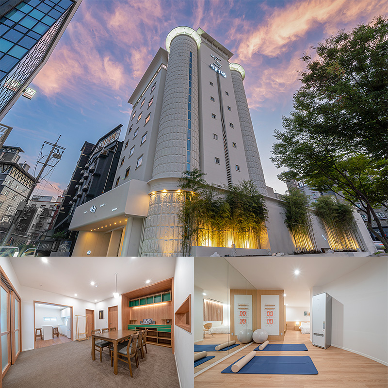 白色与木质，打造 21 间客房的极简酒店-1