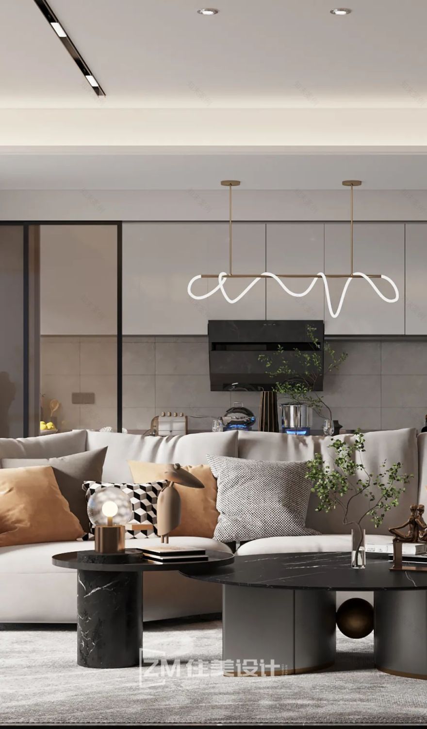 微醺 · 长沙梅溪湖金茂湾家居设计丨中国长沙丨住美设计-24