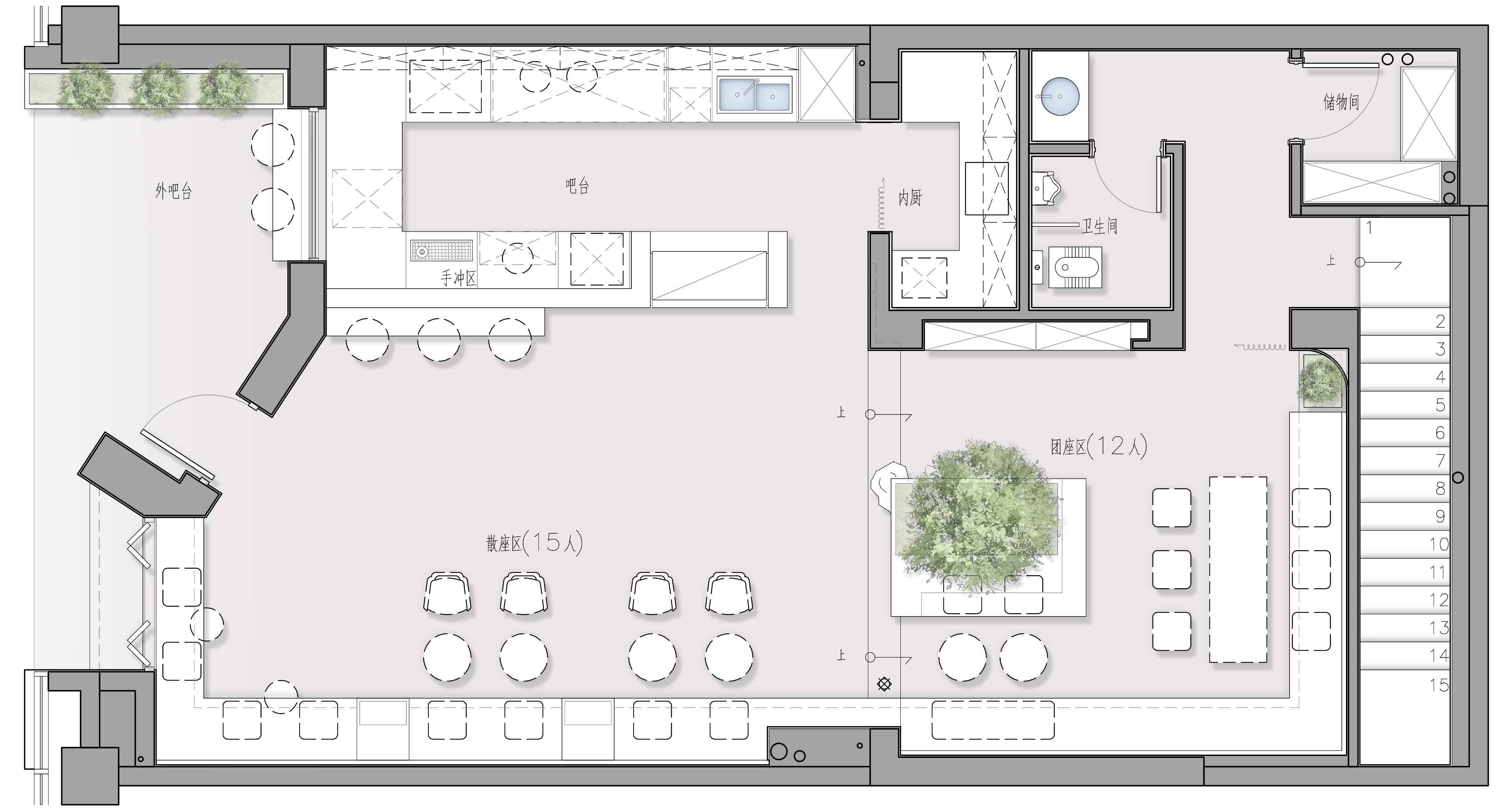 山间咖啡馆丨中国东莞丨深圳 GNU 金秋设计-43
