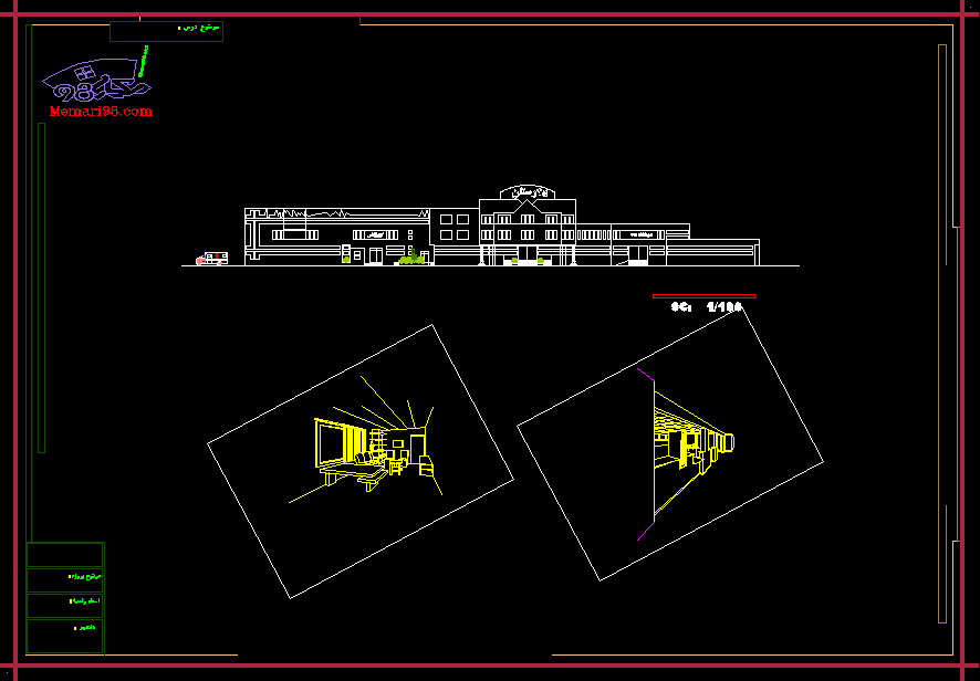 完整医院项目（AutoCAD  渲染  PSD  图纸排版）-18