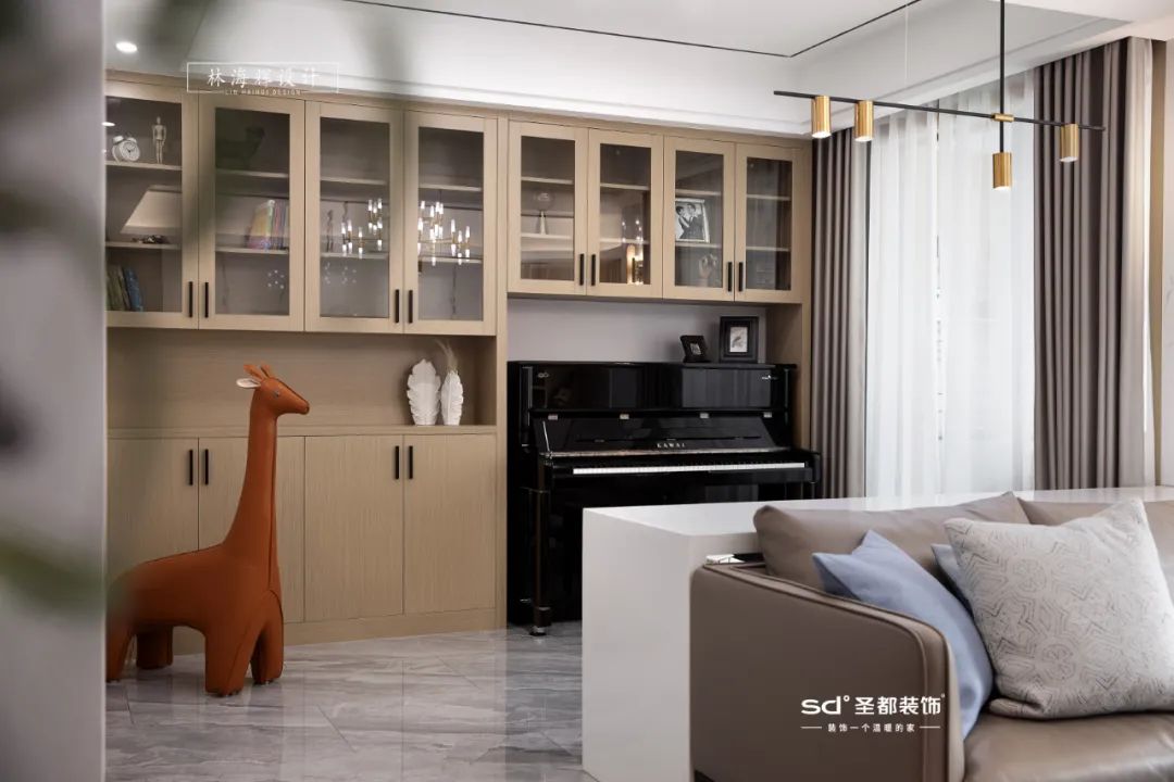 139㎡现代轻奢家居,全屋收纳打造轻盈生活-42