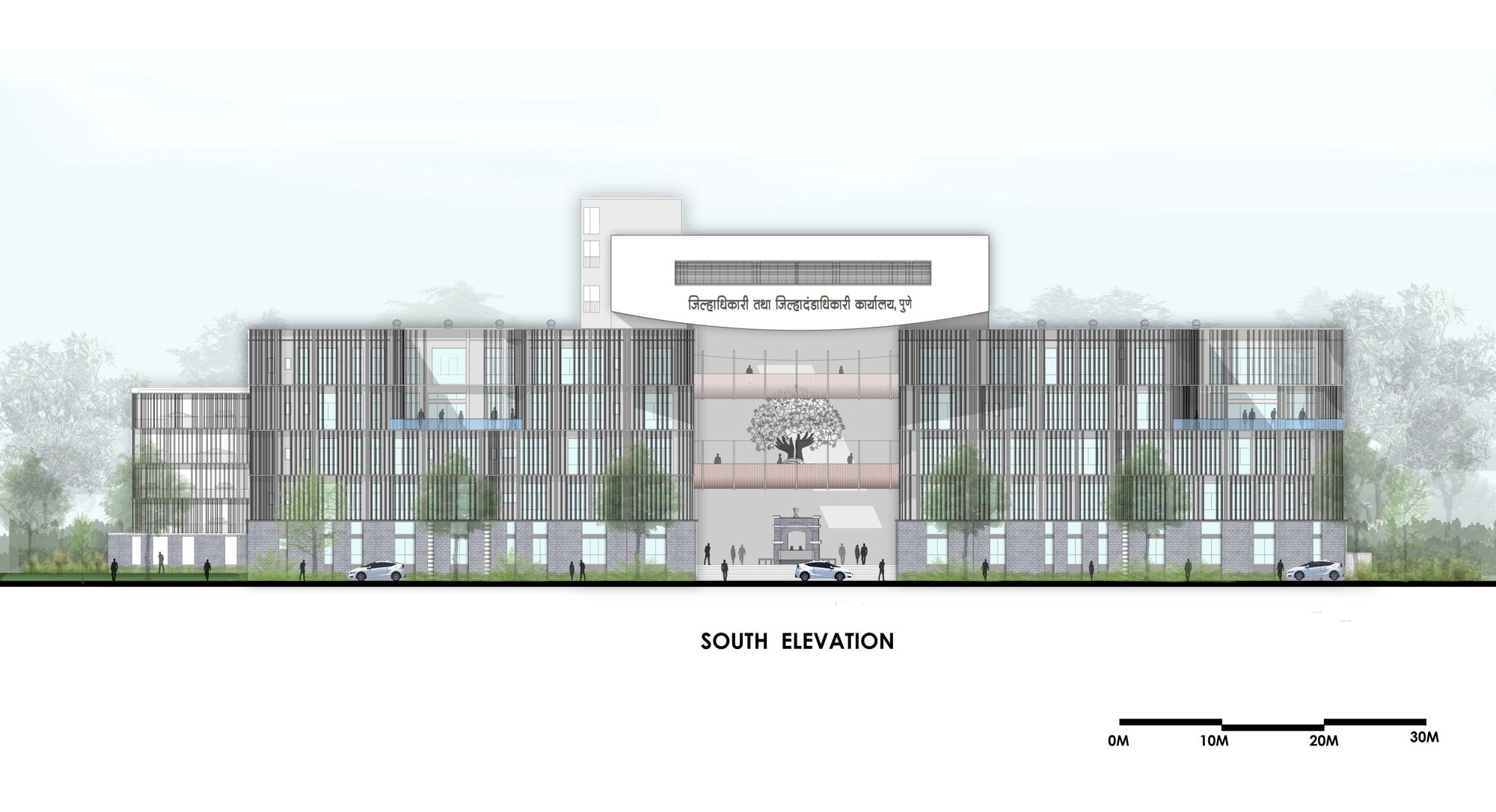 Collector 办公室，取代旧集群的新型办公  Sunil Patil And Associates-12