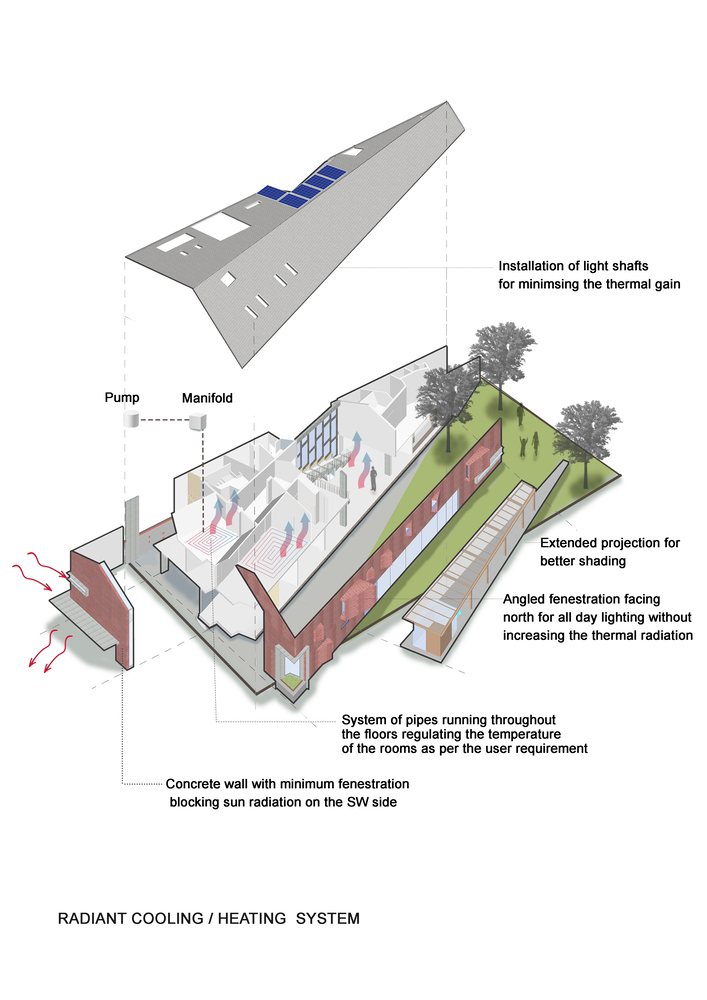 印度 Chromatic House · 色彩斑斓的童趣之家丨Anagram Architects-45