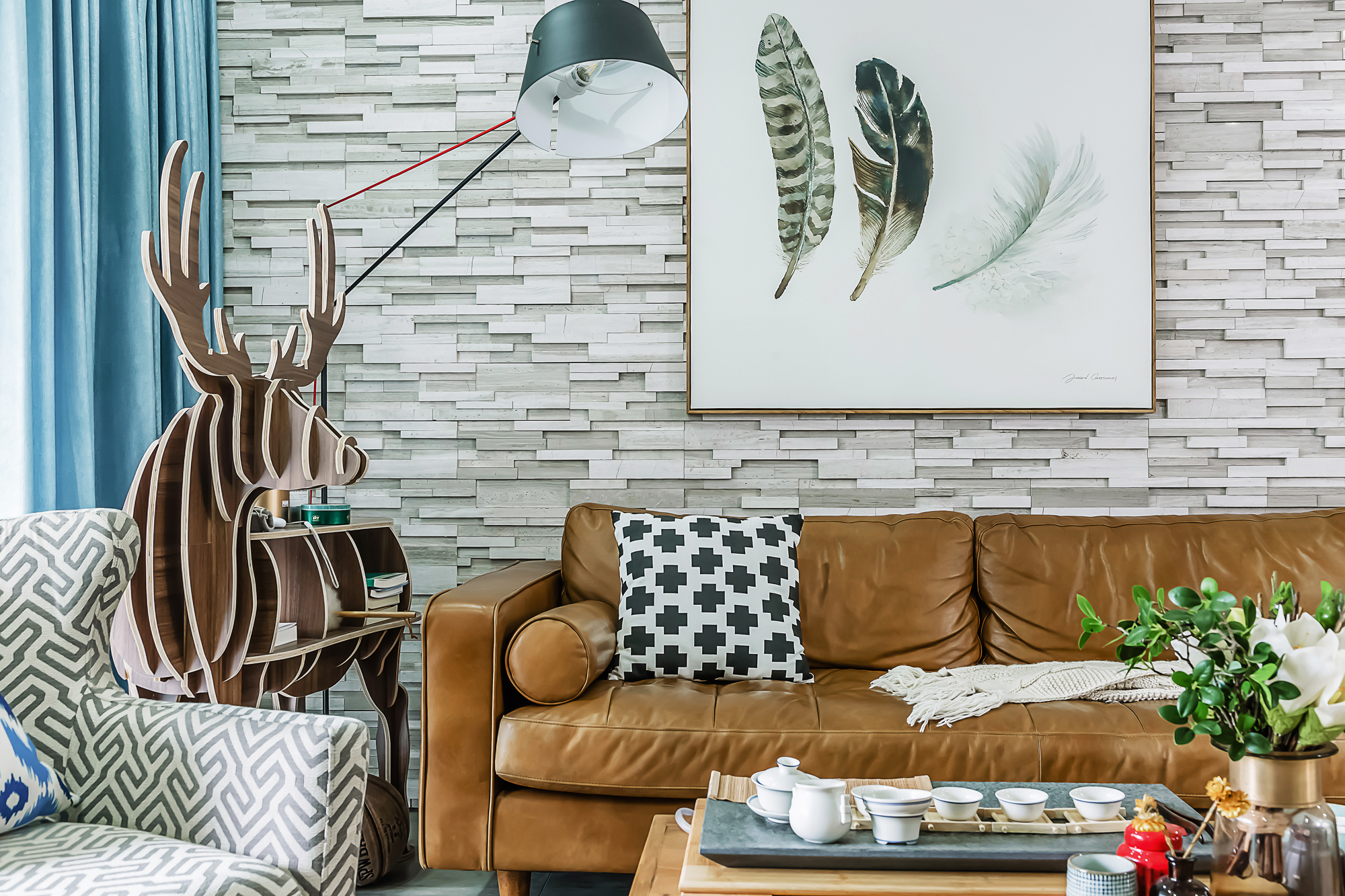 杭州捌零玖零设计|【风信子】135㎡现代北欧-21