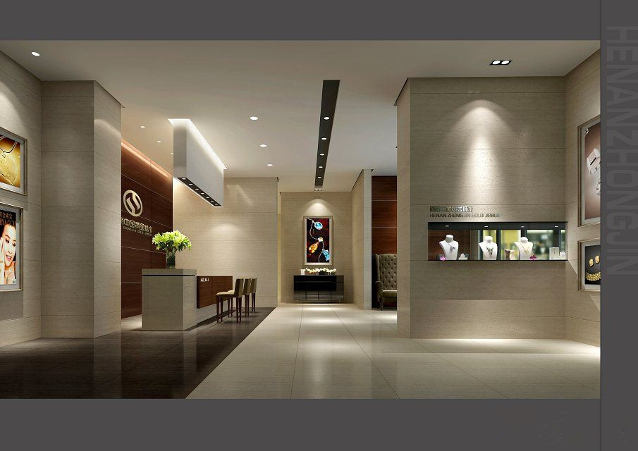中国黄金店面装修-1