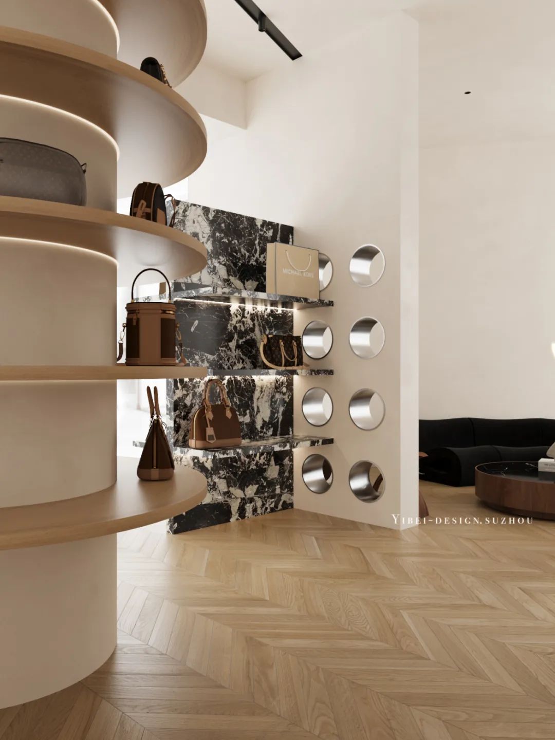 诗意的复古空间 · 中古包包店设计丨中国苏州丨YIBEI DESIGN-11