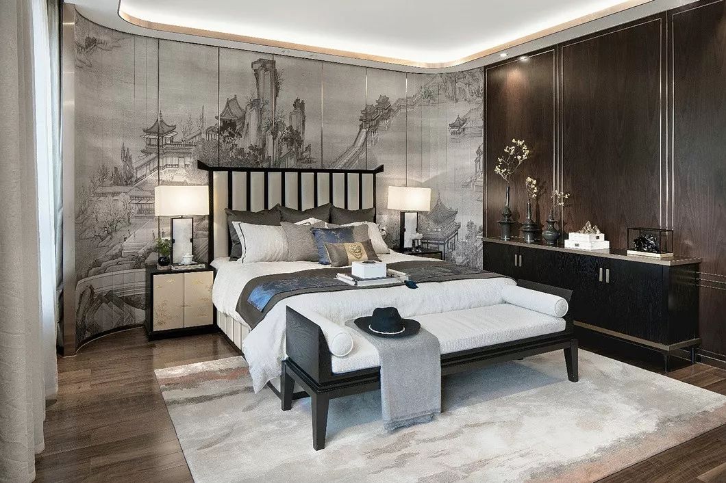 常德壹号府·新中式风格样板房设计丨中国常德丨伊派软装设计-69