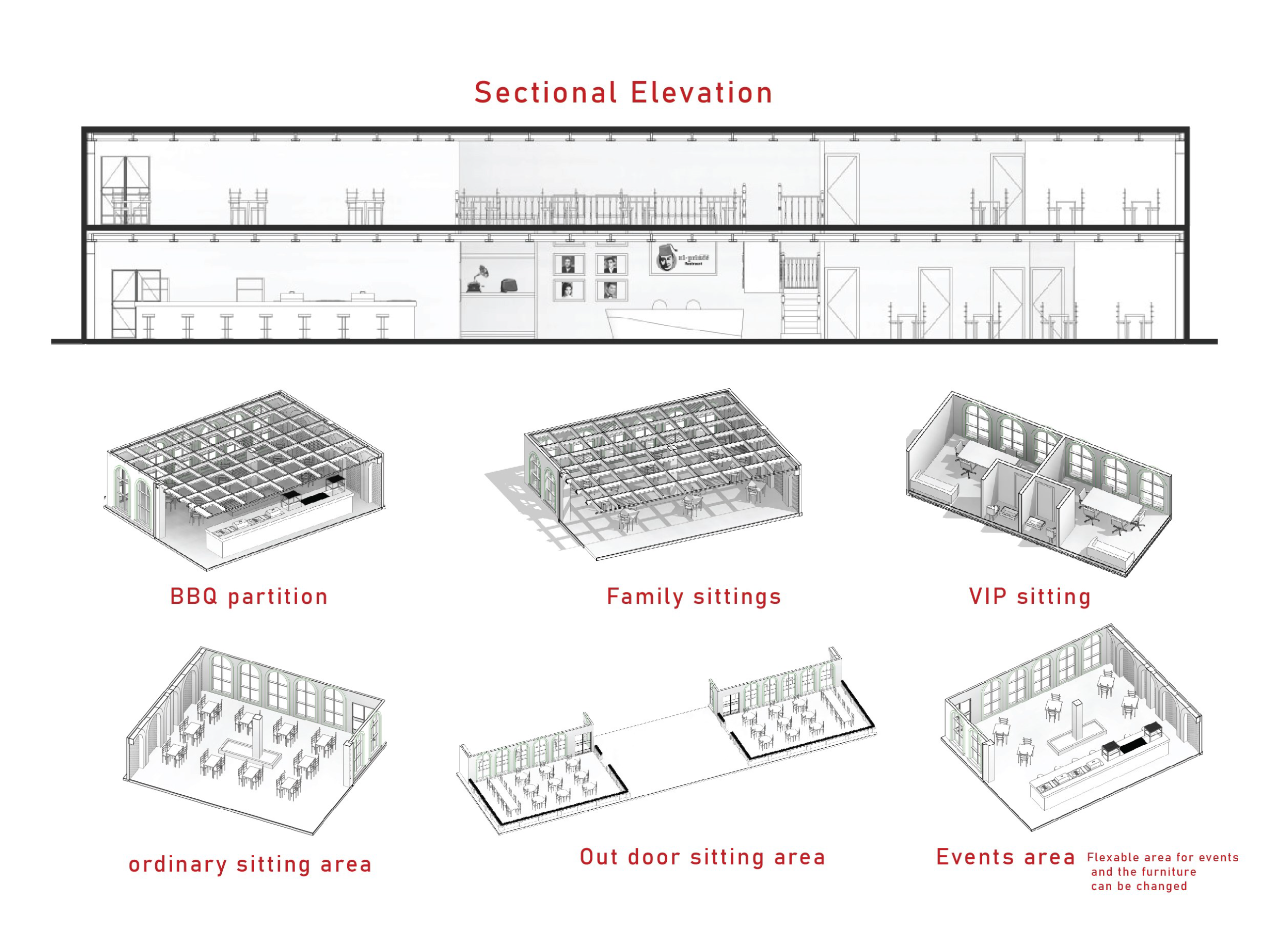 Rebranding restaurant (EL-PRINCE) | Interior Design-19