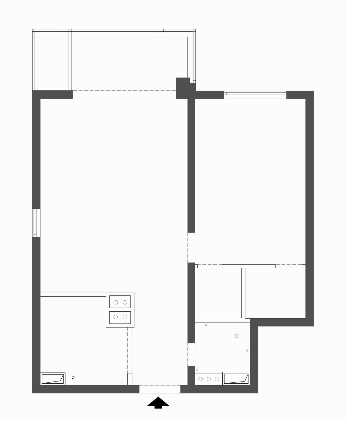 86平一室一厅爆改暗黑炫酷暖居-8
