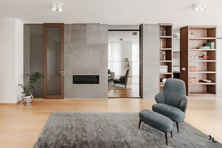 意大利简约大宅的柔和色调空间美学-5