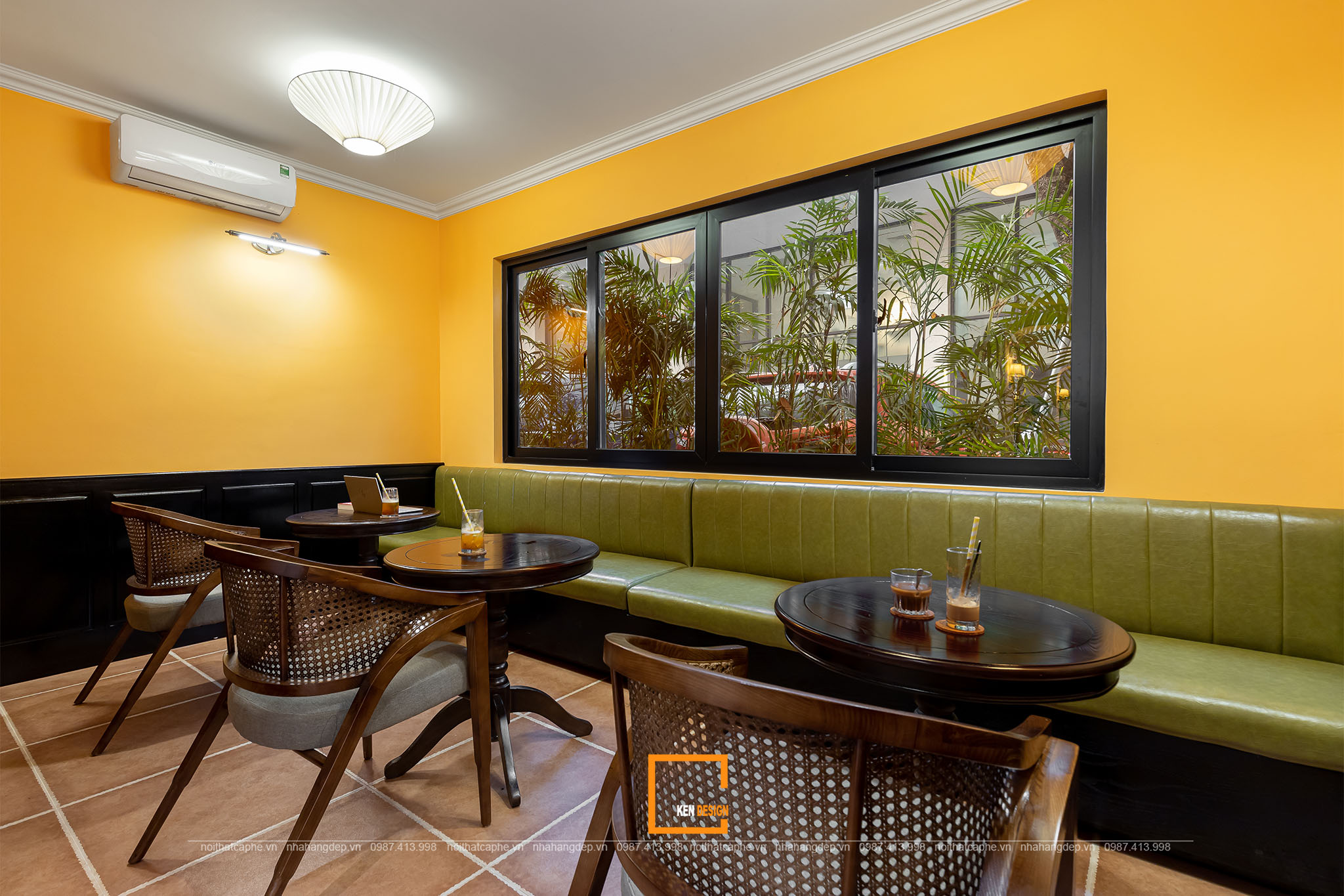 Mộc An Coffee & Tea 咖啡馆设计丨越南河内丨Kendesign-13